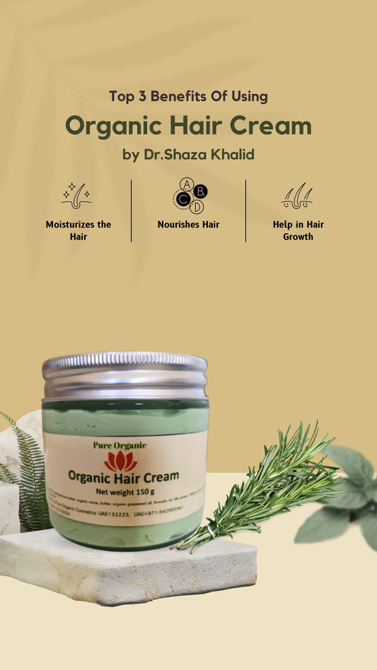 Organic Hair Cream by Dr.Shaza Khalid