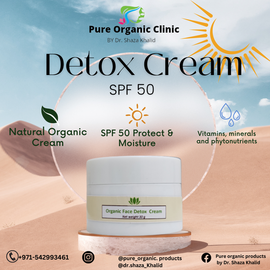 Organic Detox Cream by Dr.Shaza Khalid تركيبة الديتوكس