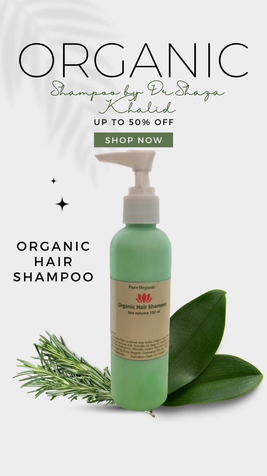 Organic Hair Shampoo by Dr.Shaza Khalid