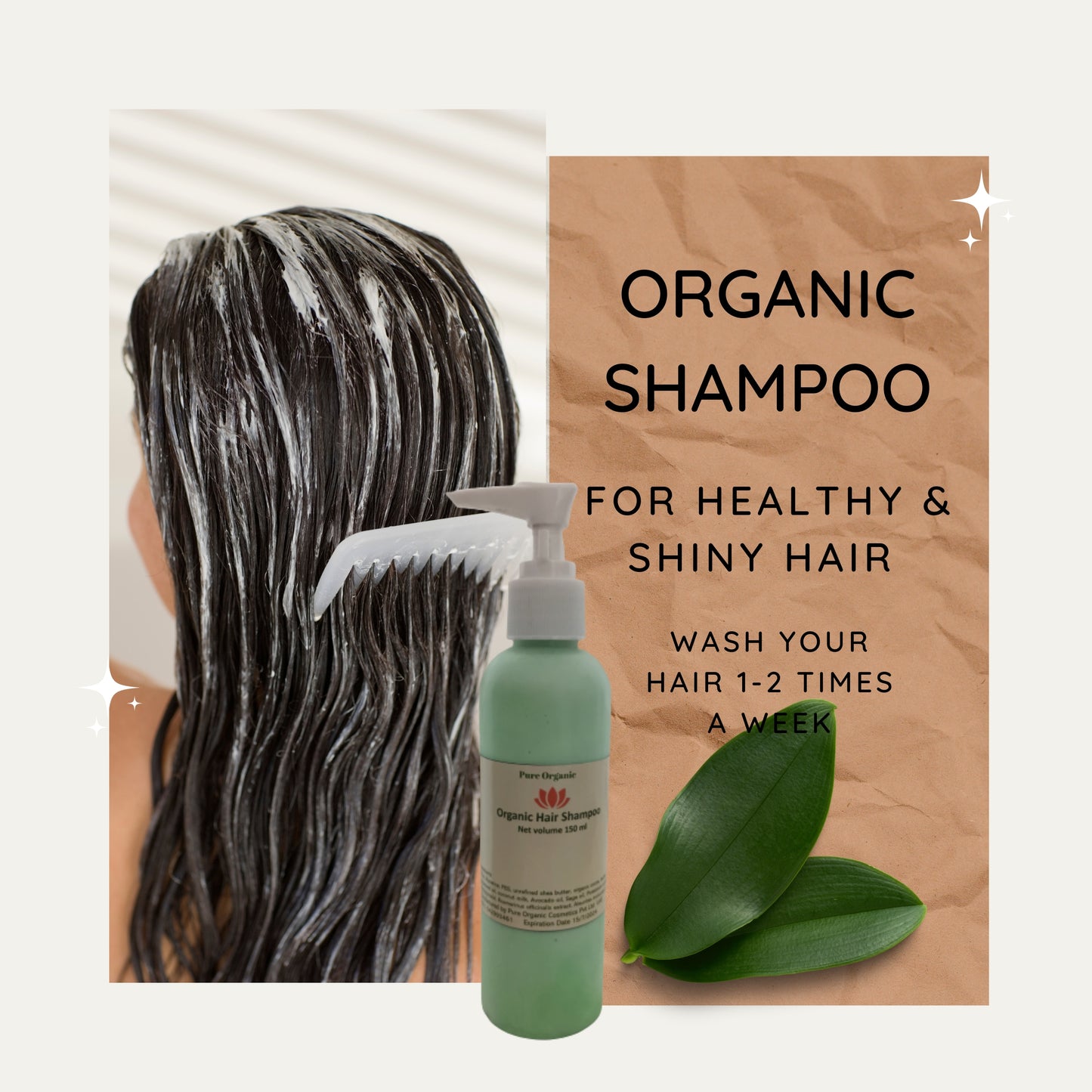 Organic Hair Shampoo by Dr.Shaza Khalid