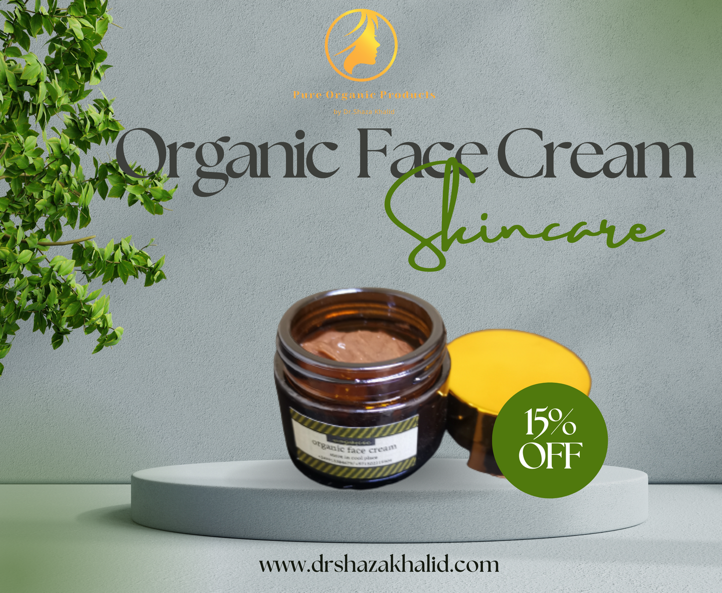 Organic Face Cream by Dr.Shaza Khalid