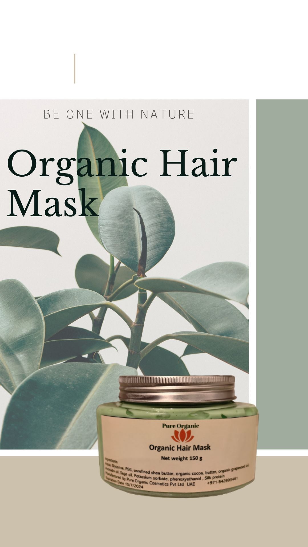 Organic Hair Mask by Dr.Shaza Khalid