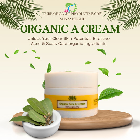 Organic A cream by Dr.Shaza Khalid التركيبة  A