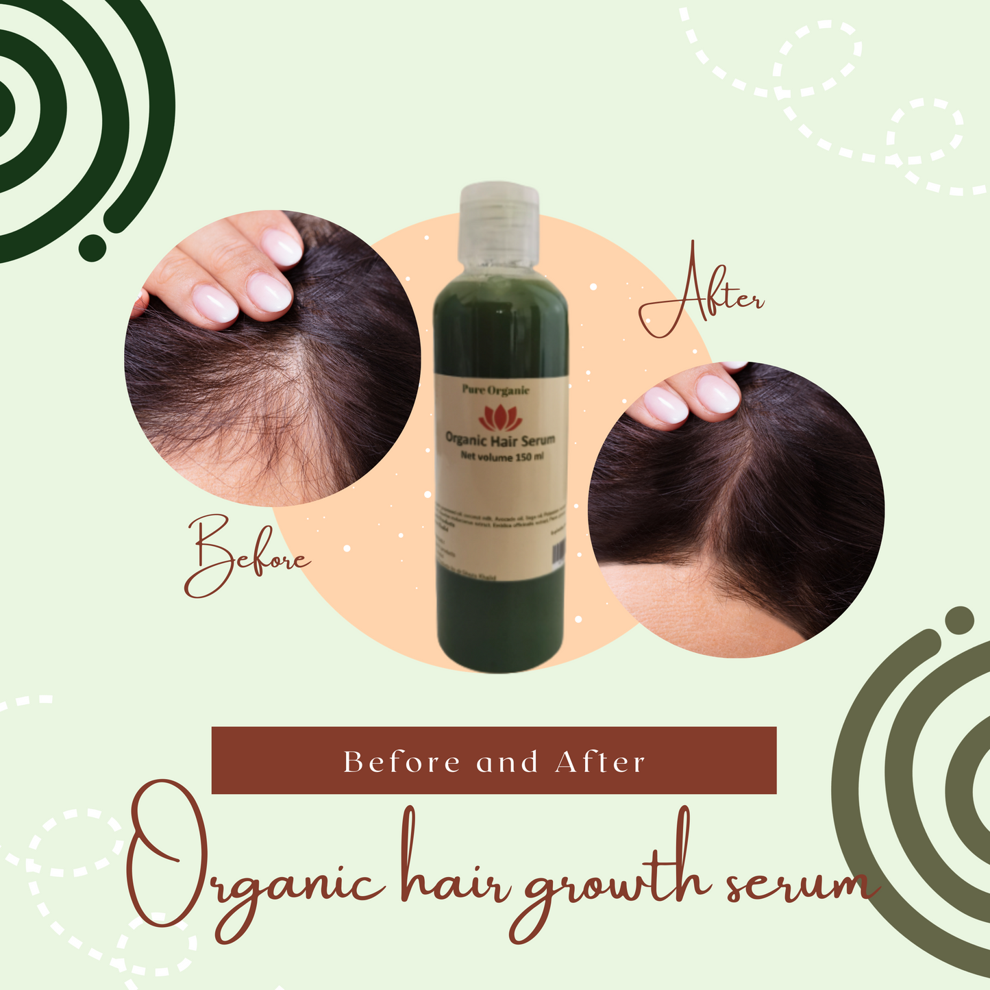 Organic Hair Growth Serum by Dr. Shaza Khalid